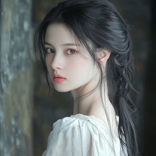 Chromobrick style, Midjourney V6.1: photographic portrait of female protagonist