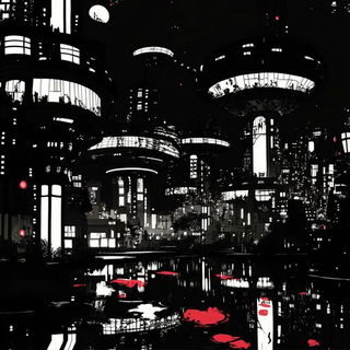 Biolume Crashcountry style, Midjourney V6.1: megacity with futuristic bioarchitecture