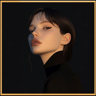 Cloudvault Illumination style, Midjourney V6.1: photographic portrait of female protagonist