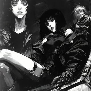 Galehaven Tableau style, Midjourney V6.1: black-and-white manga comic strip