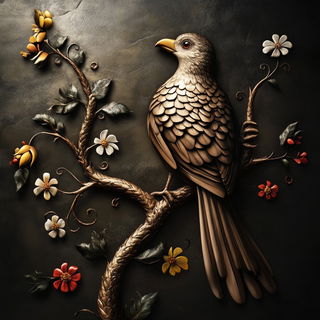 Rainbaritone style, Midjourney V6.1: traditional folk art