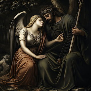 Rainbaritone style, Midjourney V6.1: classical 18th-century oil painting
