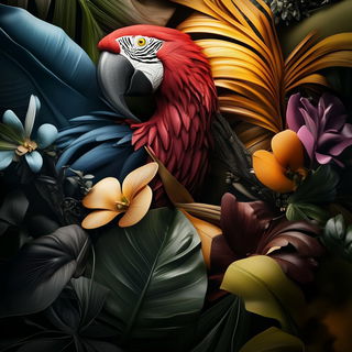 Rainbaritone style, Midjourney V6.1: creative pattern composition