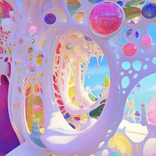 Chronofilm Junction style, Midjourney V6.1: abstract 3D render