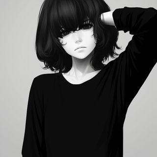Sculptural Chromagrotto style, Midjourney V6.1: black-and-white manga comic strip