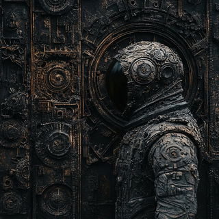 Ceramapop style, Midjourney V6.1: cinematic shot from sci-fi movie