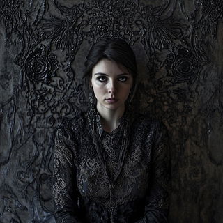 Ceramapop style, Midjourney V6.1: photographic portrait of female protagonist