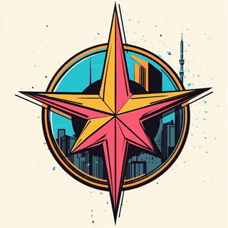 Celesterrain style, Midjourney V6.1: bold minimalist logo design for Istanbul city municipal services