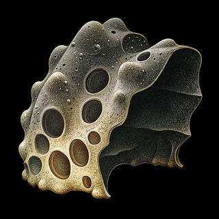Cyanthorn style, Midjourney V6.1: abstract 3D render