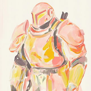 Redcloak Fandango style, Midjourney V6.1: concept art character design of retropunk steam knight