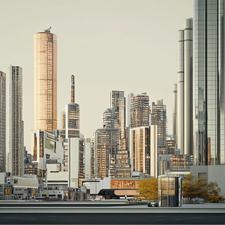 Martensite Afterstorm style, Midjourney V6.1: megacity with futuristic bioarchitecture