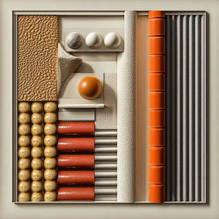 Martensite Afterstorm style, Midjourney V6.1: creative pattern composition