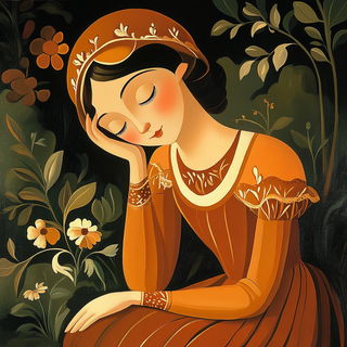 Threadscale style, Midjourney V6.1: classical 18th-century oil painting