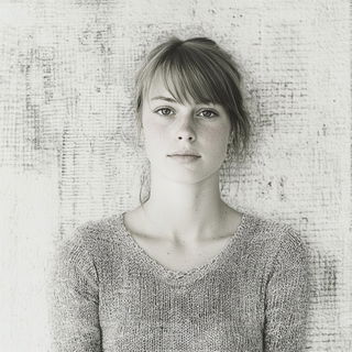 Inkstone Pilgrimage style, Midjourney V6.1: photographic portrait of female protagonist
