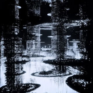 Atalanta Afterglow style, Midjourney V6.1: megacity with futuristic bioarchitecture