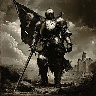 Floraferrous style, Midjourney V6.1: concept art character design of retropunk steam knight