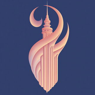 Morrowleaf style, Midjourney V6.1: bold minimalist logo design for Istanbul city municipal services