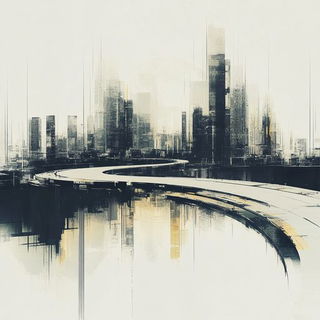 Atelier Redcurl style, Midjourney V6.1: megacity with futuristic bioarchitecture