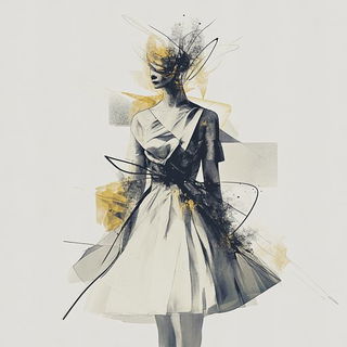 Atelier Redcurl style, Midjourney V6.1: haute-couture fashion outfit