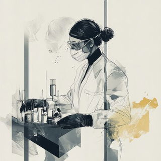 Atelier Redcurl style, Midjourney V6.1: editorial illustration for popular scientific magazine cover