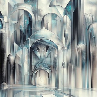 Virelectrics style, Midjourney V6.1: megacity with futuristic bioarchitecture