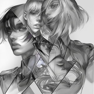 Virelectrics style, Midjourney V6.1: black-and-white manga comic strip