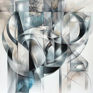 Virelectrics style, Midjourney V6.1: typographic composition with large letters