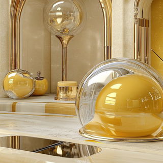 Gondolafolk style, Midjourney V6.1: abstract 3D render