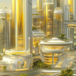 Gondolafolk style, Midjourney V6.1: megacity with futuristic bioarchitecture