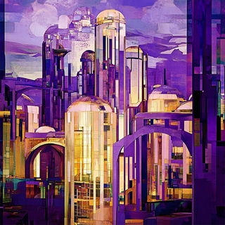 Pyrite Monster Bazaar style, Midjourney V6.1: megacity with futuristic bioarchitecture