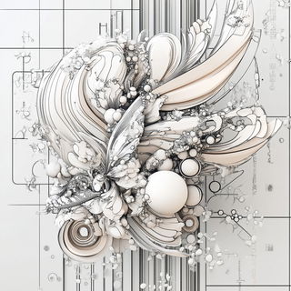 Ocherless Surrealism style, Midjourney V6.1: abstract 3D render
