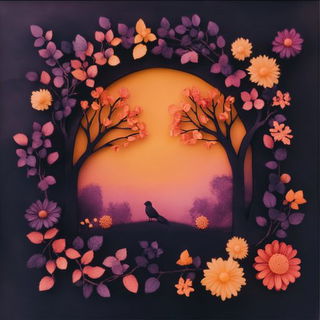 Celestetail style, Midjourney V6.1: traditional folk art