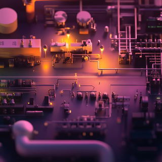 Celestetail style, Midjourney V6.1: technical infrastructure blueprint schematics