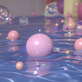 Bandterrain style, Midjourney V6.1: abstract 3D render