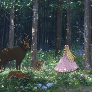 Bandterrain style, Midjourney V6.1: retro fairy-tale illustration