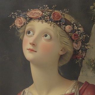 Bandterrain style, Midjourney V6.1: classical 18th-century oil painting