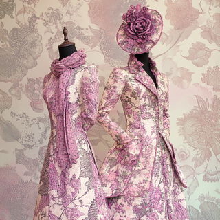 Aquarellomancy style, Midjourney V6.1: haute-couture fashion outfit