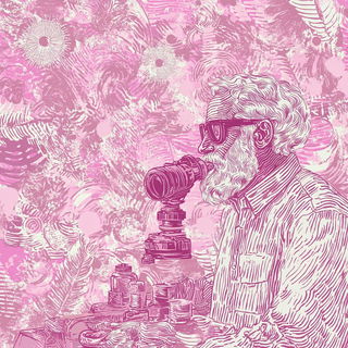 Aquarellomancy style, Midjourney V6.1: editorial illustration for popular scientific magazine cover
