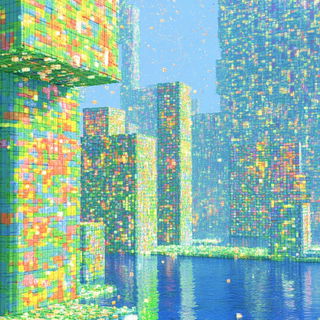 Contour Reactor style, Midjourney V6.1: megacity with futuristic bioarchitecture