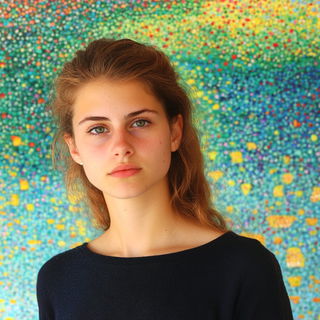 Contour Reactor style, Midjourney V6.1: photographic portrait of female protagonist