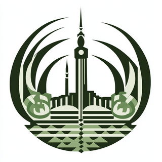 Kaleidosouk style, Midjourney V6.1: bold minimalist logo design for Istanbul city municipal services