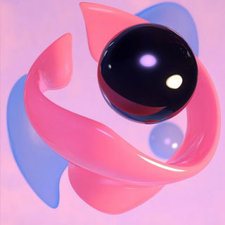 Cartogardenism style, Midjourney V6.1: abstract 3D render
