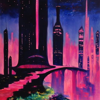 Cartogardenism style, Midjourney V6.1: megacity with futuristic bioarchitecture