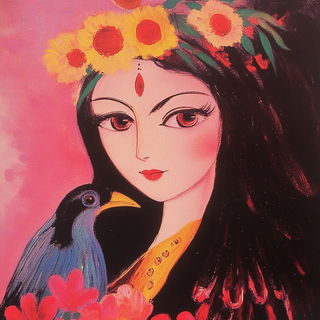 Cartogardenism style, Midjourney V6.1: traditional folk art