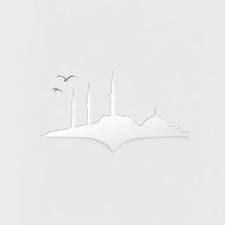 Viseborn Studies style, Midjourney V6.1: bold minimalist logo design for Istanbul city municipal services