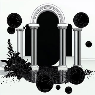 Photostat Pantheon style, Midjourney V6.1: abstract 3D render