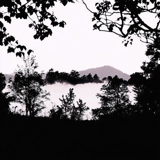 Photostat Pantheon style, Midjourney V6.1: realistic landscape photograph of quiet dawn