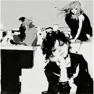 Ruinmancy style, Midjourney V6.1: black-and-white manga comic strip