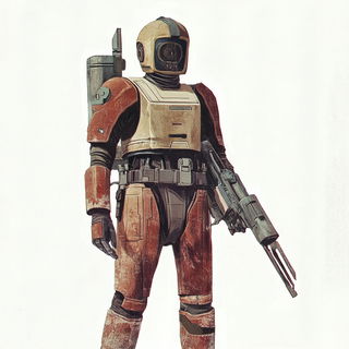 Karst Opaline style, Midjourney V6.1: concept art character design of retropunk steam knight