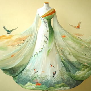 Redoubt Brushballad style, Midjourney V6.1: haute-couture fashion outfit